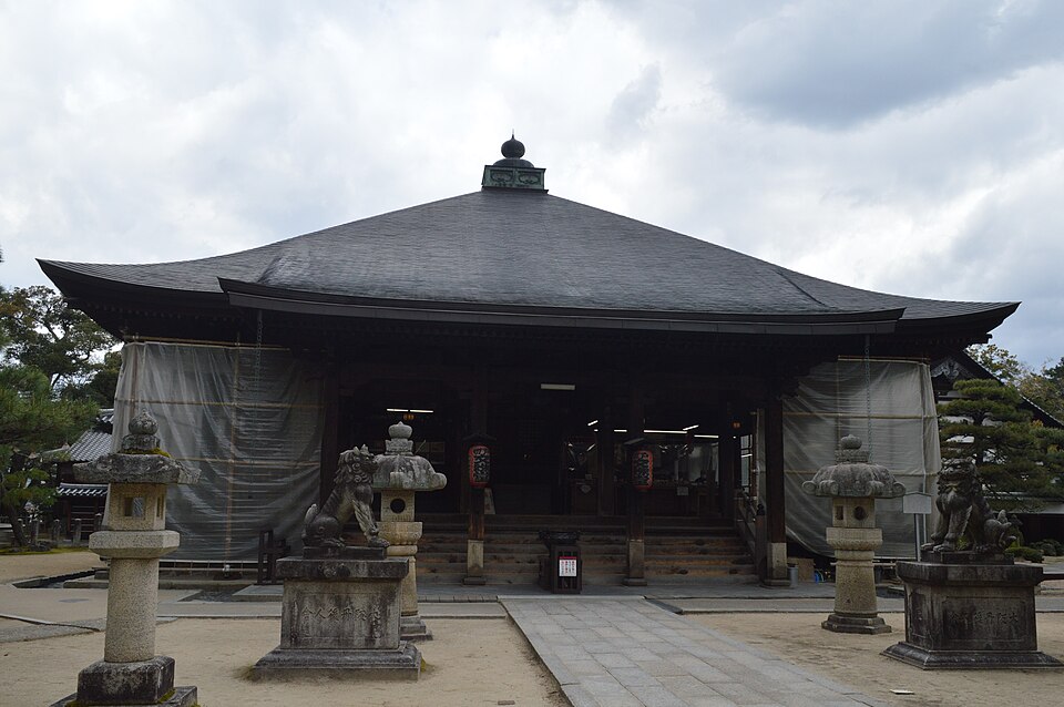 교토 미야즈 아마노하시다테 입구 쪽 지온지 본당 전경