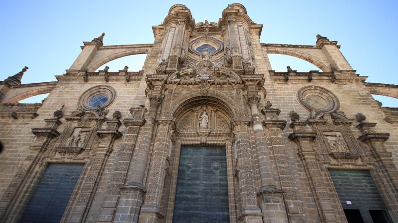 스페인 헤레스 데 라 프론테라 대성당 정면 파사드