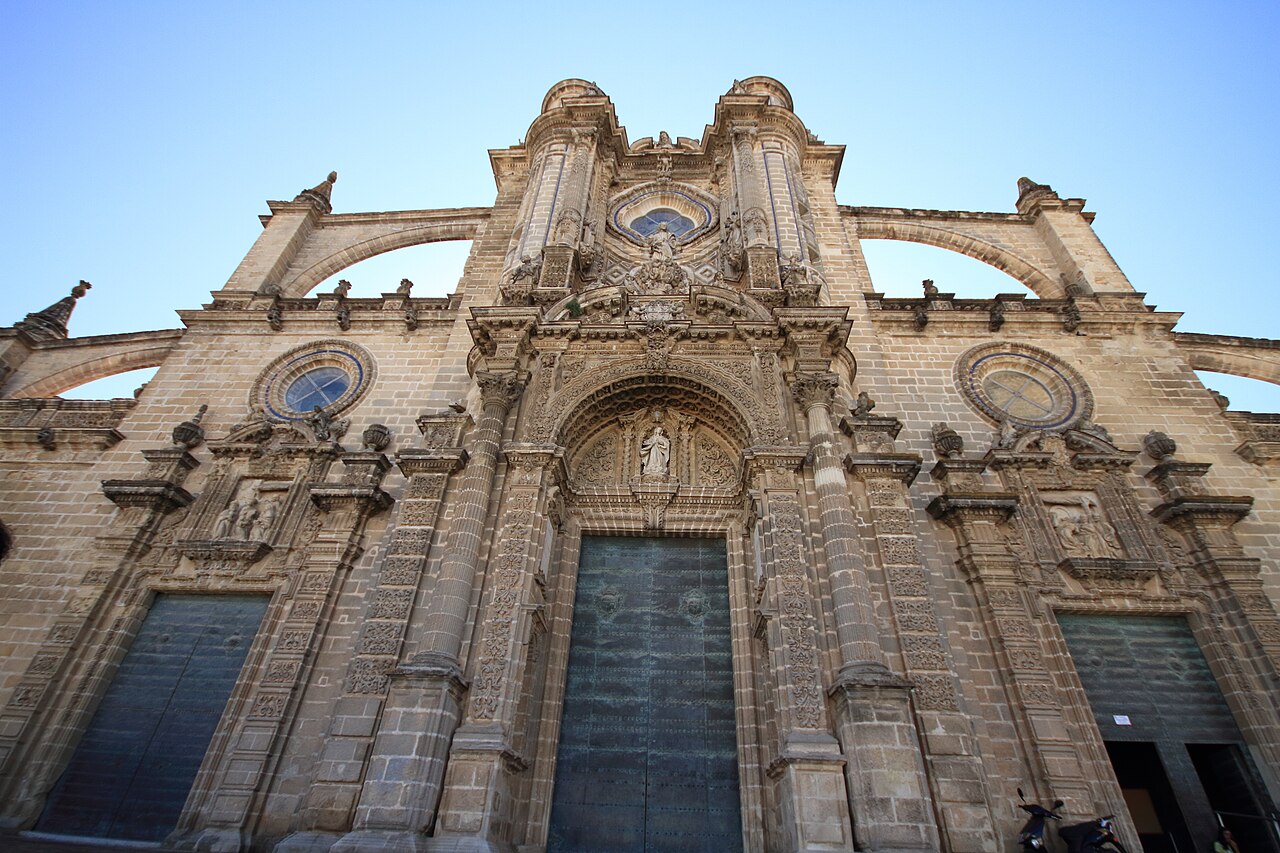 스페인 헤레스 데 라 프론테라 대성당 정면 파사드