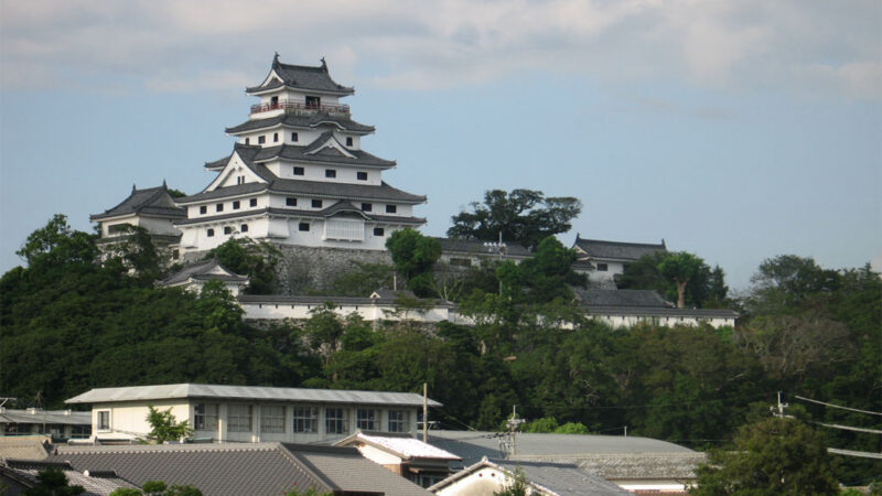 일본 사가현 가라쓰성 전경