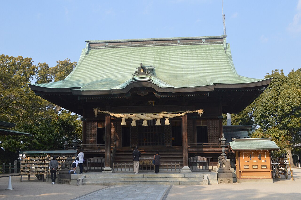 후쿠오카현 구루메 스이텐구 신사 본전 정면