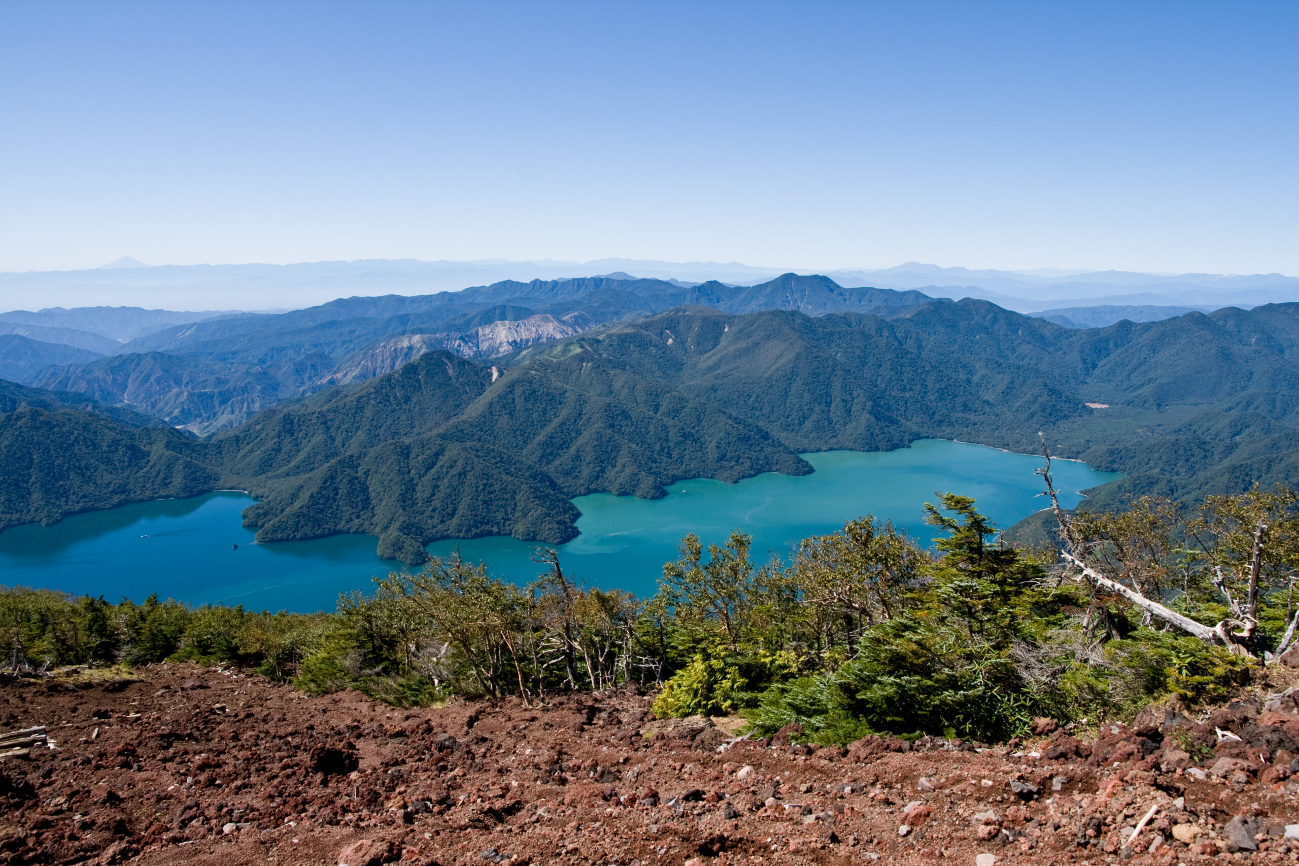 일본 닛코 오쿠닛코 주젠지호 상부 전망