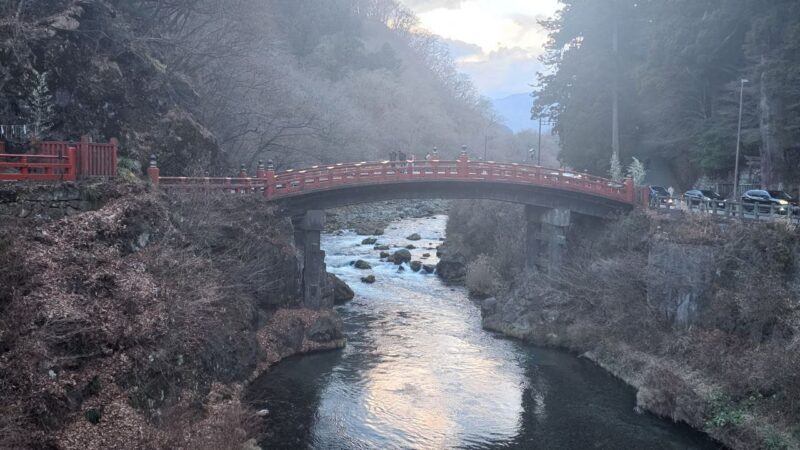 일본 도치기현 닛코 다이야강 위 신쿄