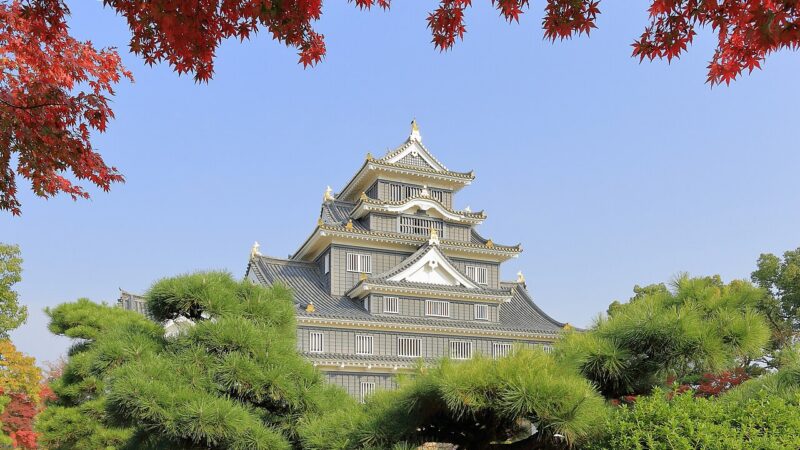 오카야마성 천수 외관