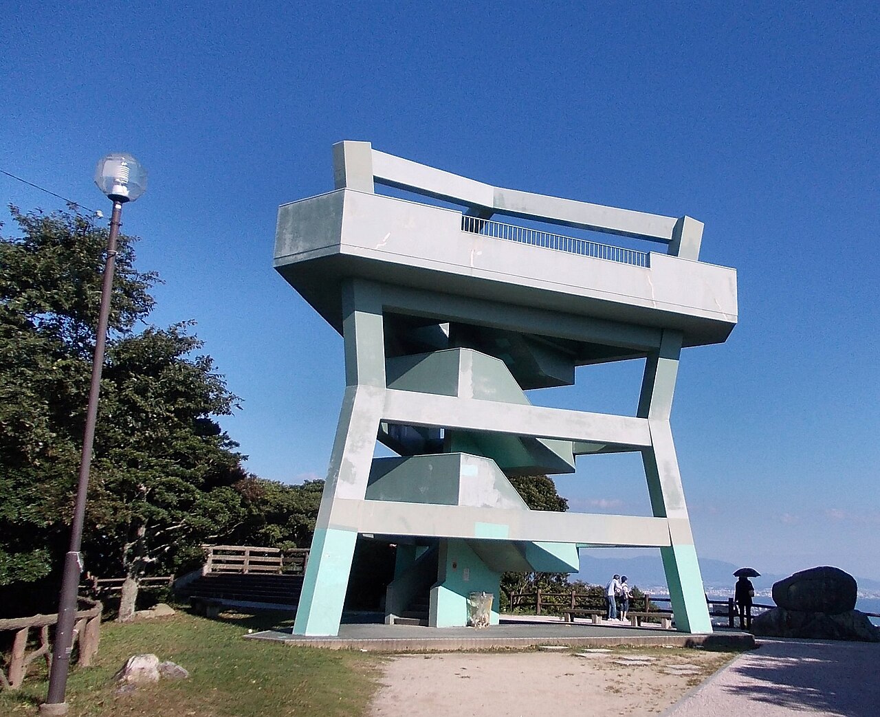 일본 후쿠오카 시카노시마 시오미공원 전망대