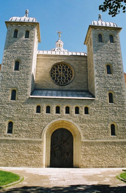영국 올드 포츠머스 Portsmouth Cathedral 서쪽 정면