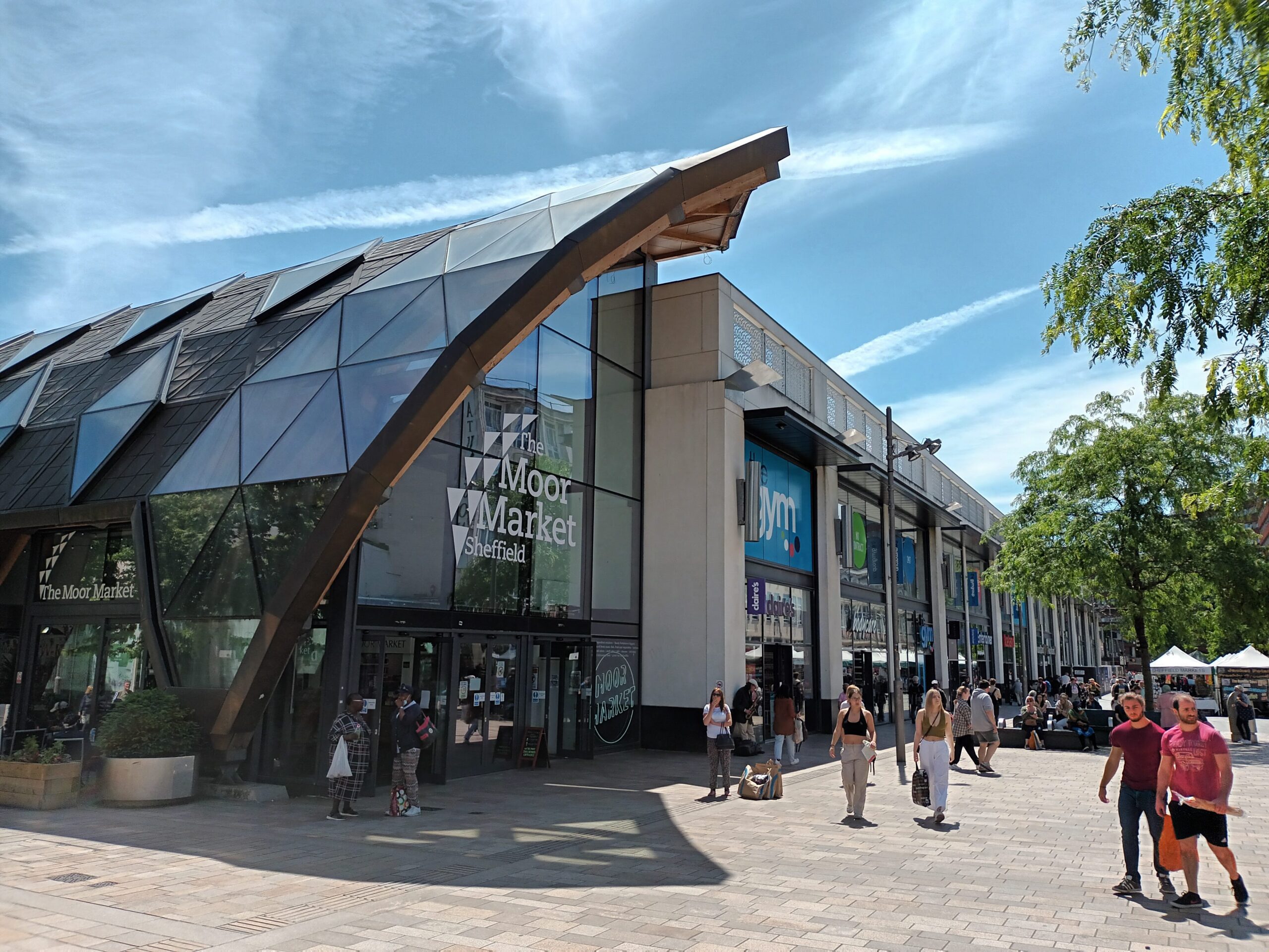 영국 셰필드 The Moor Market 외관